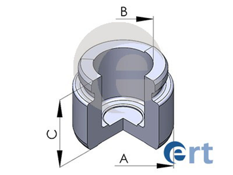 Piston, brake caliper -