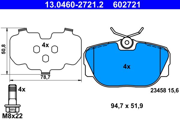 Brake Pad Set, disc brake - Brake Pad Set, disc brake -
