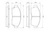 Brake Pad Set, disc brake COROLLA (_E11_), CARINA II (_T17_)