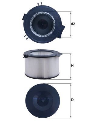 Filter, cabin air VAG - 7D0 819 989