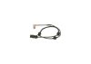 Warning Contact, brake pad wear -