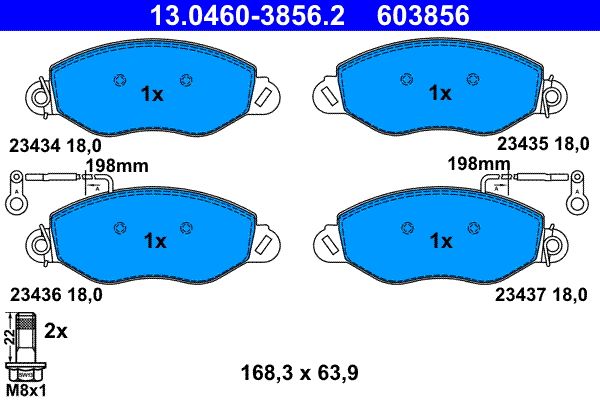 Brake Pad Set, disc brake -