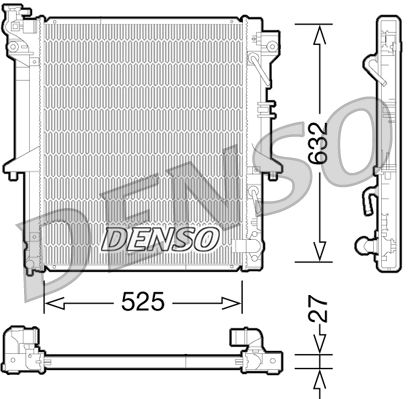 Radiator, engine cooling -