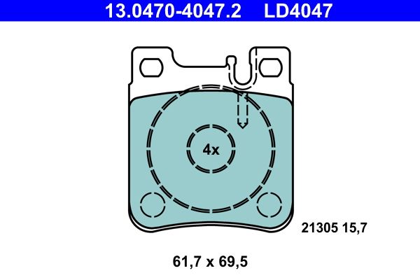 Brake Pad Set, disc brake -