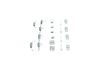 Accessory Kit, parking brake shoes -
