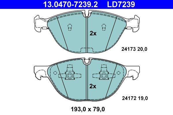 Brake Pad Set, disc brake -