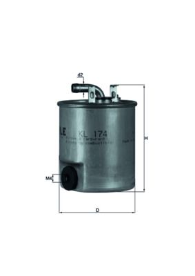 Fuel Filter MERCEDES-BENZ - 611 092 01 01