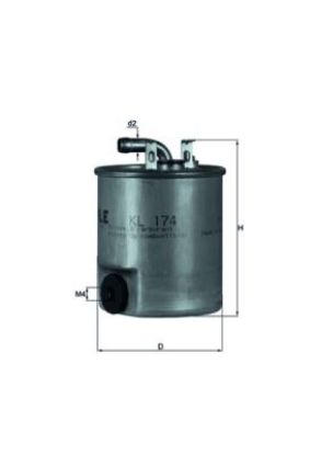 Fuel Filter MERCEDES-BENZ - 611 092 01 01