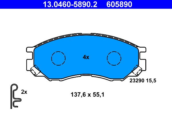 Brake Pad Set, disc brake -