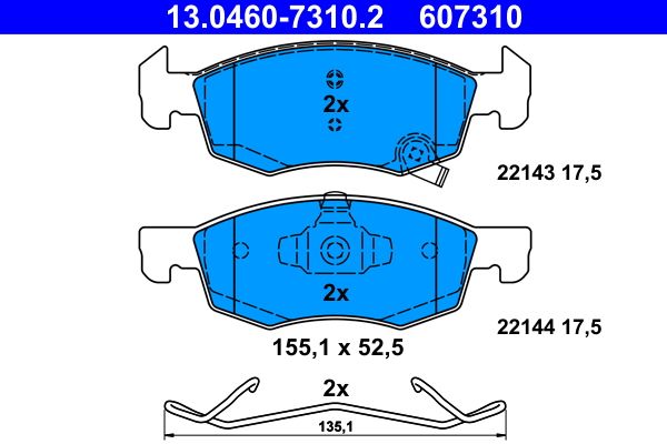 Brake Pad Set, disc brake -