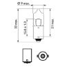 Bulb, interior light H10W BA9S - BMW rõngastulele