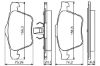 Brake Pad Set, disc brake VOLVO - 30736322
