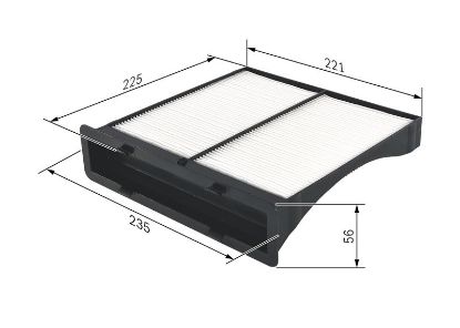 Filter, cabin air SUBARU - X7288FG000