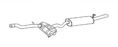 Rear Muffler - Rear Muffler -