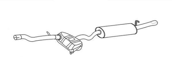 Rear Muffler -