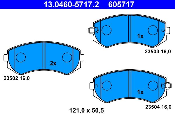 Brake Pad Set, disc brake -