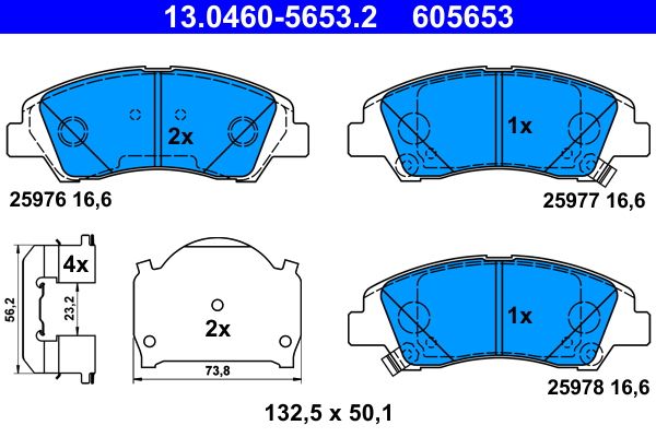 Brake Pad Set, disc brake -