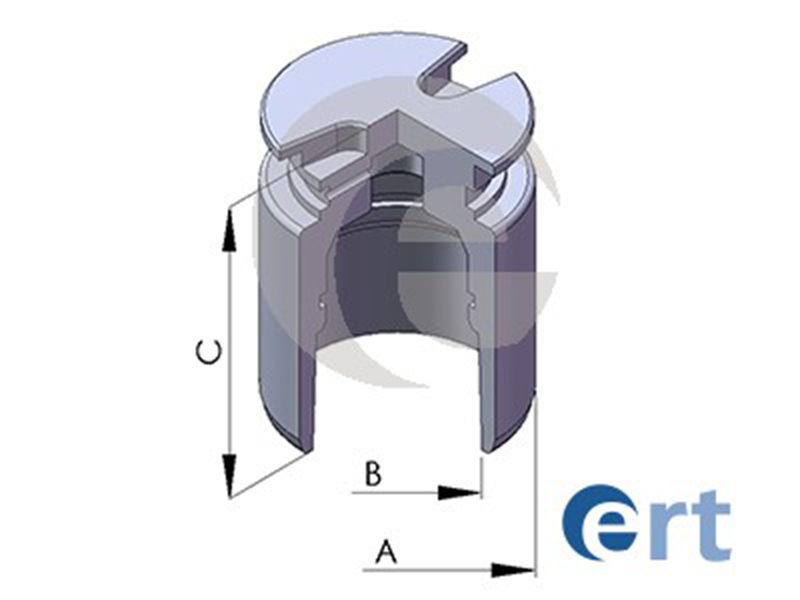 Piston, brake caliper -