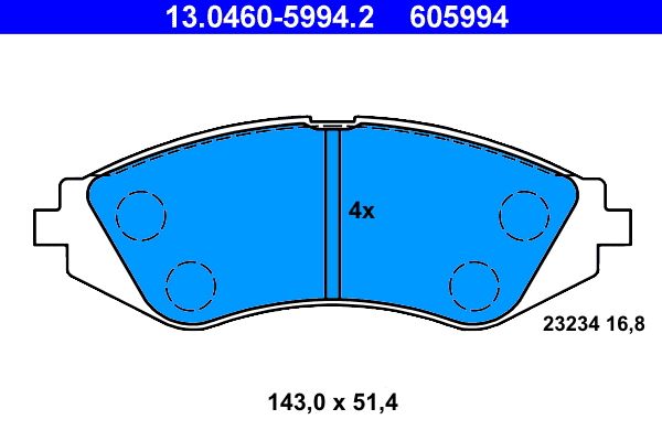 Brake Pad Set, disc brake -
