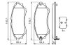 Brake Pad Set, disc brake RANGER (ES, ET) 05.06 -