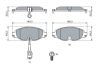 Brake Pad Set, disc brake VAG - 8V0 698 151 G