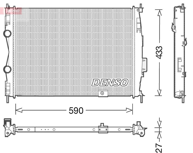 Radiator, engine cooling -