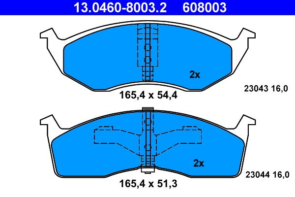 Brake Pad Set, disc brake -