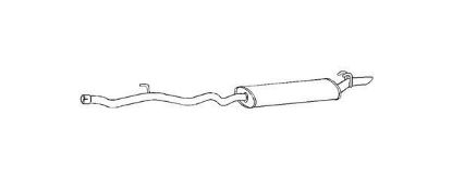 Rear Muffler - Rear Muffler -