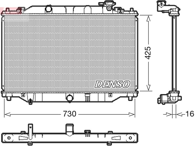 Radiator, engine cooling -