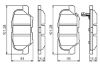 Brake Pad Set, disc brake MAZDA - GHY9-26-48Z