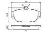 Brake Pad Set, disc brake VOLVO - 3516916