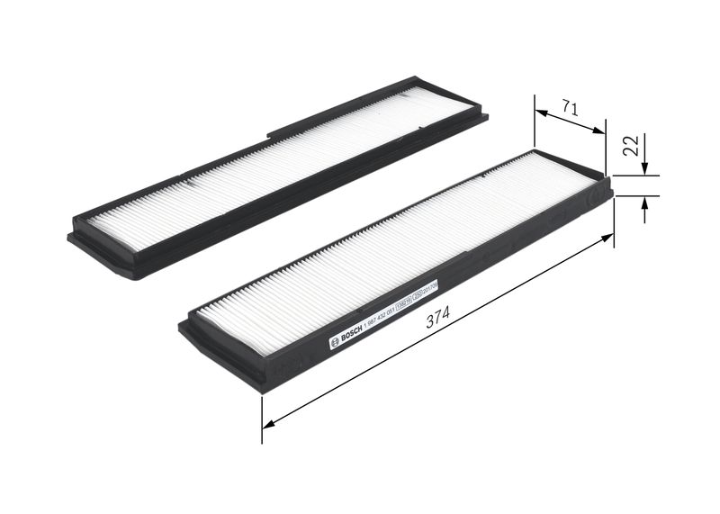 Filter, cabin air E-CLASS (W124) Filter, cabin air E-CLASS (W124)