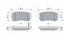 Brake Pad Set, disc brake HYUNDAI - 58302-1GA00