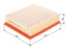 Air Filter FORD - 1 418 712, VOLVO - 30637444