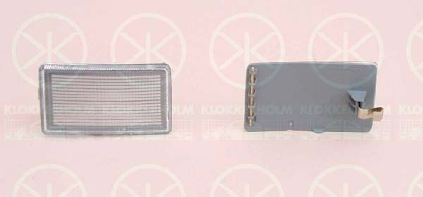 Eyelid, front fog light -