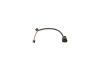 Warning Contact, brake pad wear -