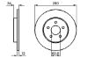 Brake Disc MONDEO III (B5Y), X-TYPE (CF1)