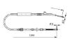 Cable Pull, parking brake BMW 7 (E38) - 35 51 1 161 473