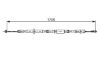 Cable Pull, parking brake MB A 906 420 29 85