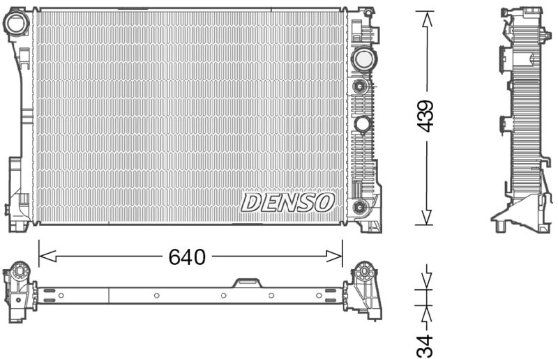 Radiator, engine cooling -