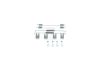 Accessory Kit, brake shoes -