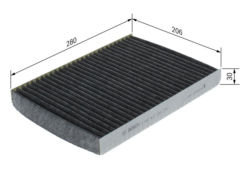 Filter, cabin air VAG - 8L0 091 800 Filter, cabin air VAG - 8L0 091 800