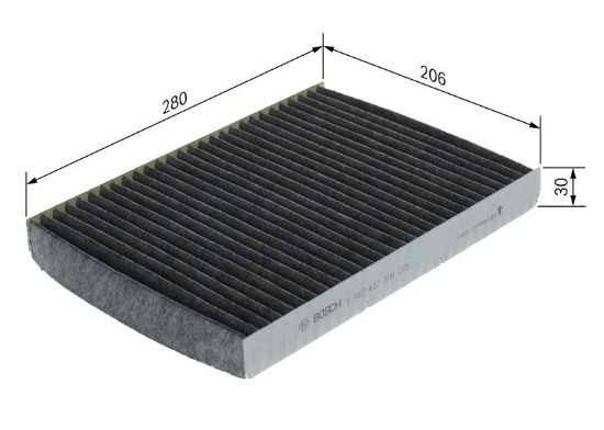 Filter, cabin air VAG - 8L0 091 800