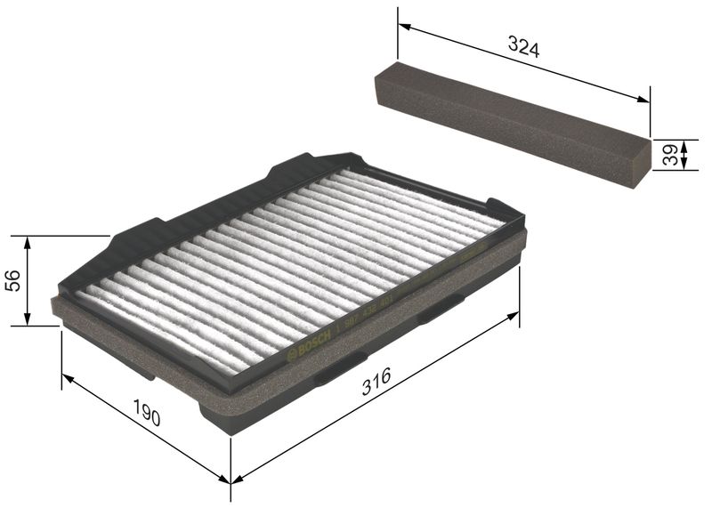 Filter, cabin air -