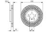 Brake Disc MERCEDES-BENZ - 166 421 13 00