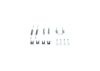 Accessory Kit, brake shoes -