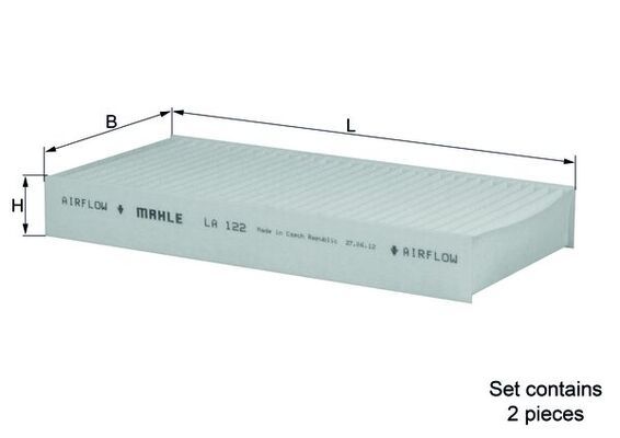 Filter, cabin air HONDA - 80292-S5D-A01