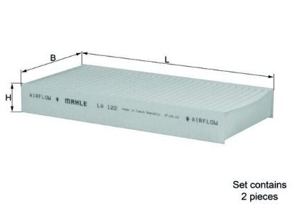 Filter, cabin air HONDA - 80292-S5D-A01