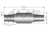 Flexible Pipe, exhaust system 60/70/76x400mm astmega keevitatud otstega