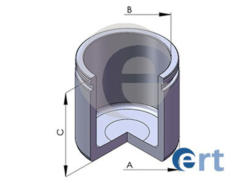 Piston, brake caliper -